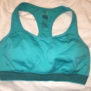 VSX turquoise sports bra
